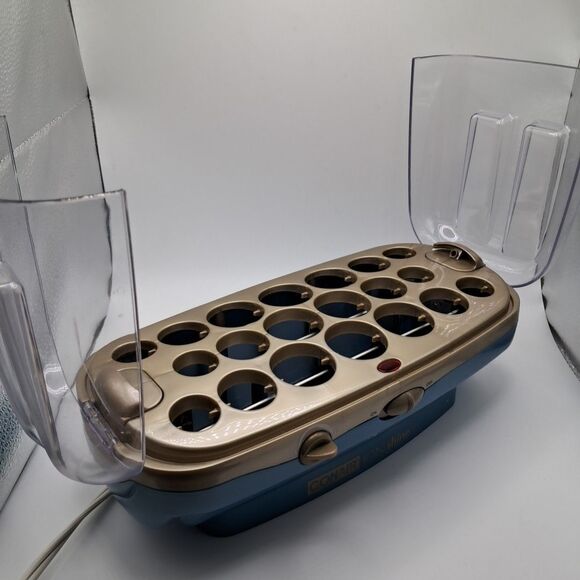 Conair ION Shine Hot Rollers CHV26IR REPLACEMENT BASE ONLY Tested & Works! Blue - Picture 2 of 5